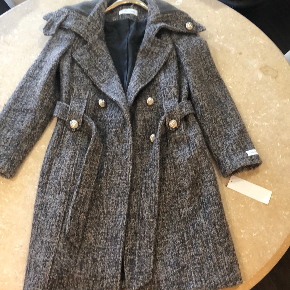 NWT Calvin Klein peacoat